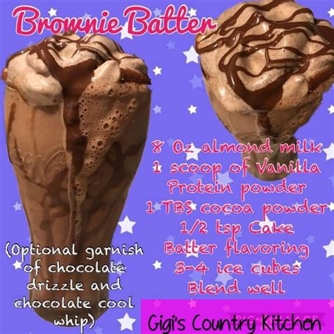 Brownie Batter Protein Shake Recipe