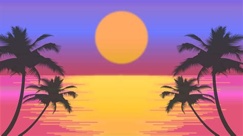Image result for Retro Sunset Loop