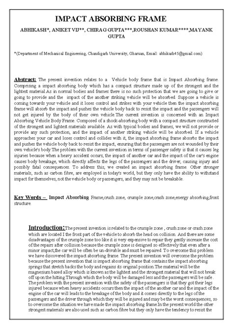10 IAF research paper - Aniket Vij - IMPACT ABSORBING FRAME ABHIKASH ...