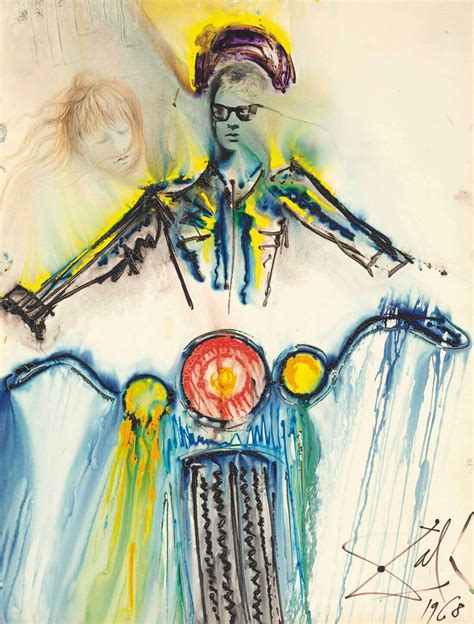 The Motorcyclist - Salvador Dali - Surrealist Painting - Framed Prints ...