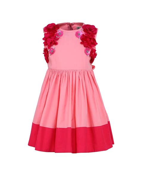 Peach Aiden Garden Dress – A Little Fable