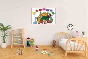 Decorative Wall Poster|Colors Name|Vegetables|Poster for Kids|Wall ...
