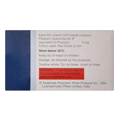 Minipress XL 5 mg Tablet | Uses, Side Effects, Price | Apollo Pharmacy