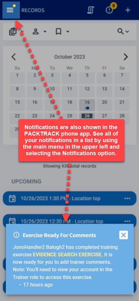 Image result for Notification Settings of a Tracking Application