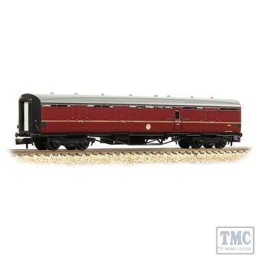 374-862 Graham Farish N Gauge LNER Thompson Full Brake BR Maroon