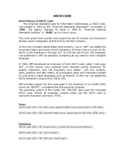 Image result for Code ASCII PDF