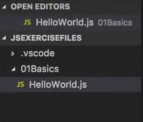 Image result for Visual Studio Code HelloWorld JavaScript
