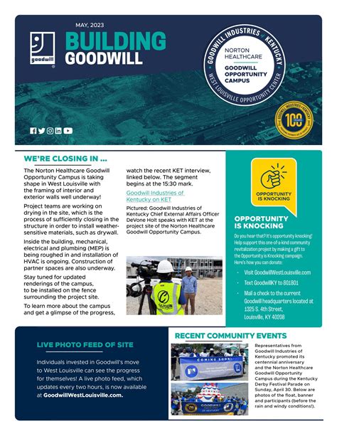 Building Goodwill: Opportunity Campus Project Update No. 6 – May 2023 ...