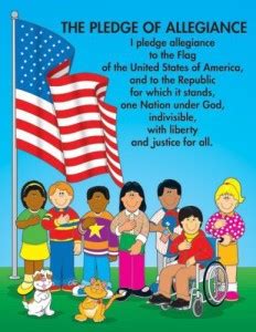 CARSON-DELLOSA The Pledge Of Allegiance Chart (6111) - The Pledge Of ...