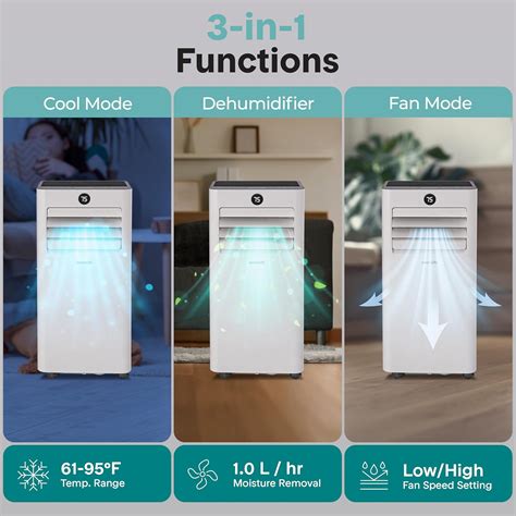 SereneLife SLPAC83W Portable Air Conditioner-8000 India | Ubuy