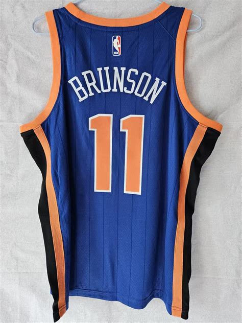 NBA New York Knicks #11 Jalen Brunson Jersey Home | Grailed