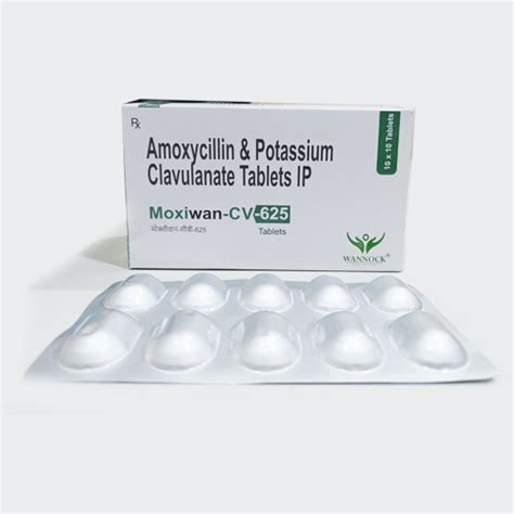 MOXIWAN-CV-625 (10*10) Tablets Wannock pharmaceuticals