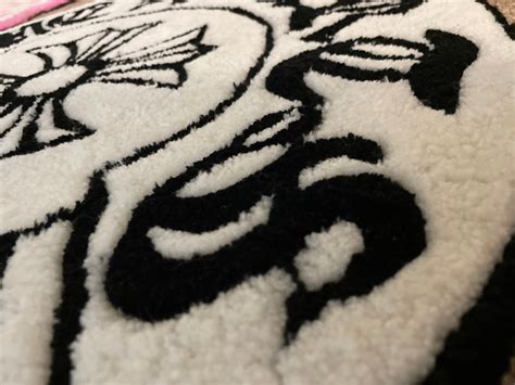 Hand Tufted Chrome Hearts Rug - Etsy