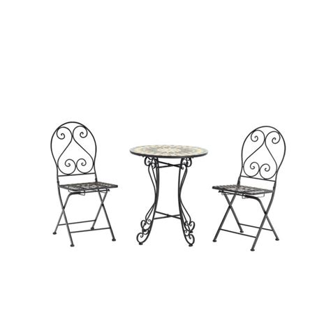 Sunjoy 24-in Brown Steel Round Picnic Table at Lowes.com