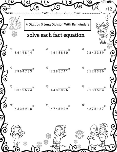 Image result for Long Division Test