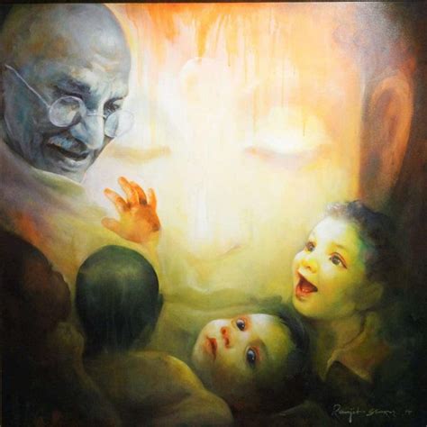"The Emotional Watching 4": Yellow Acrylic Painting by Ranjit Sarkar ...