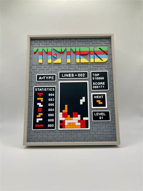 Make of Tetris - Arcade Game Picture Frame Kit | No Supports, No AMS ...