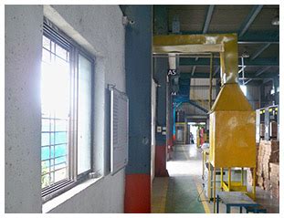 Conveyorised Powder Coating Plant Mumbai, India – Infrastructure