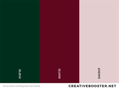 25+ Best Colors That Go With Burgundy: Burgundy Color Palettes ...