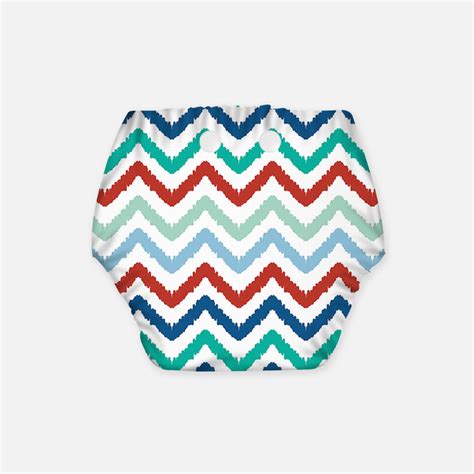 Reusable Cotton diapers - Dizzy Waves