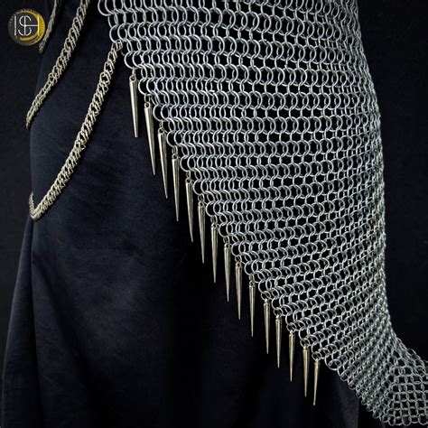 Handmade Steel Chainmail Dress ,Medieval Armor Costume for Women, Viki ...