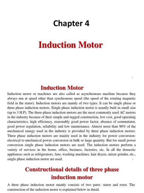 Induction Machine | PDF | Electric Motor | Electromagnetic Induction