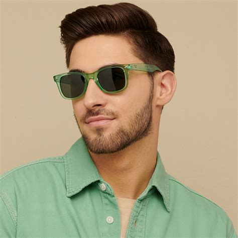 Buy Green Transparent Full Rim Square Vincent Chase Style Cast PC VC ...
