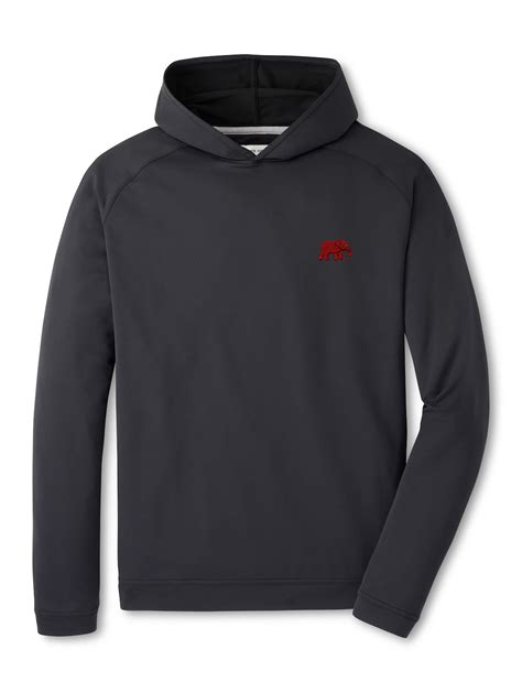 The Locker Room | Peter Millar Black Pine Elephant Performance Hoodie