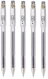 Pilot Hi-Tec-C 025 Gel Ink Pen, Hyper Fine Point 0.25mm, Black Ink, LH ...
