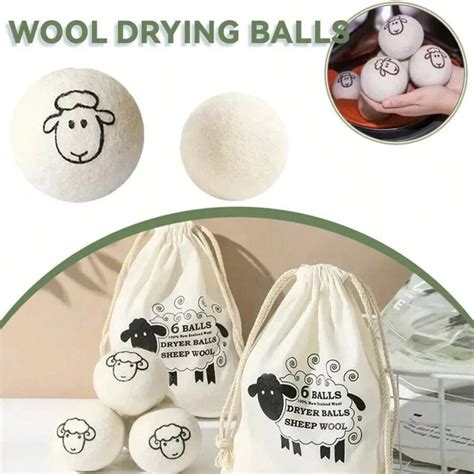 Wool Drying Balls Reusable Softener Clothing 5cm Drying Kit Balls ...