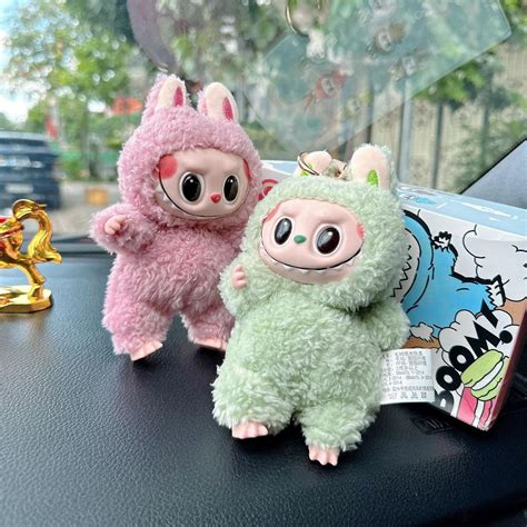 Labubu Doll Toy, Labubu Keychain Can Rotate Head, Hands and Feet ...