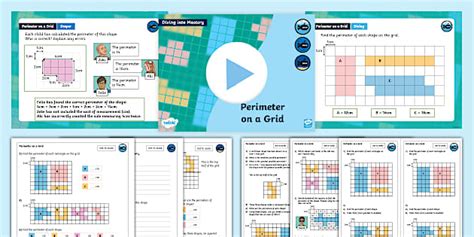 👉 DiM: Step 3 Perimeter on a Grid Teaching Year 4 Pack | Maths