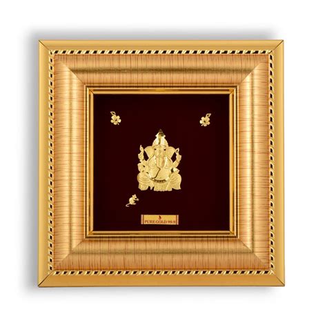 Swami Samarth Gold Frame (A7GF/0114)