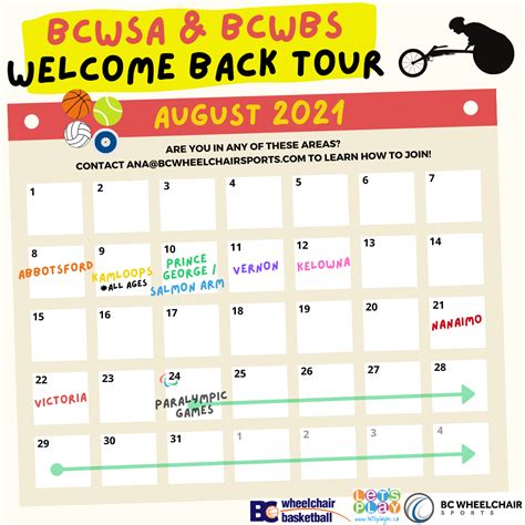 BCWSA/BCWBS Welcome Back Tour - Junior Have- A Go Day (Victoria) | BC ...
