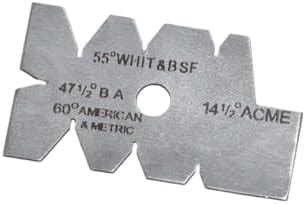 Digital Craft Stainless Steel Thread Cutting Gauge 14½°, 47½°, 55° & 60 ...