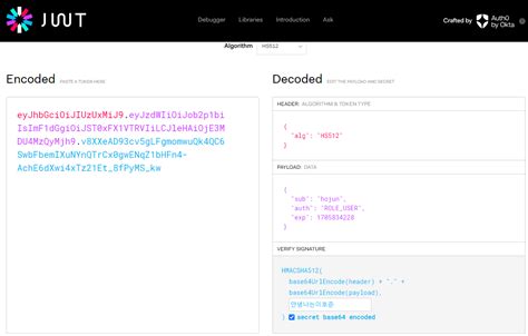Spring Boot JWT Tutorial 的图像结果