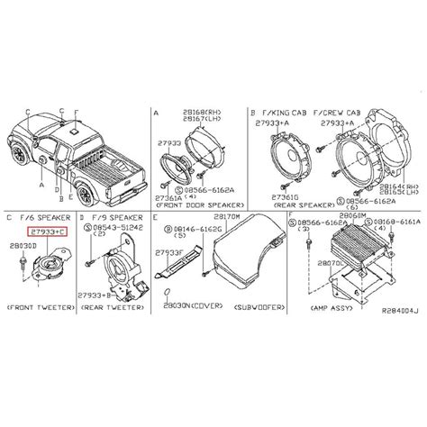 A Detailed Diagram of 2005 Nissan Frontier Parts