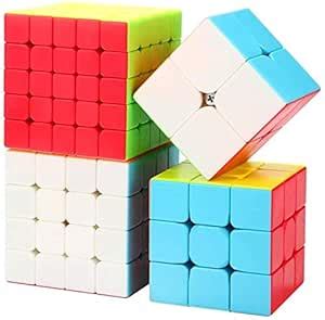 Authfort Speedcubing Bundle MoFang JiaoShi MF2S 2X2 & MF3 3X3 & MF4S ...