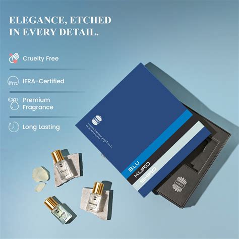 BLU, KURO, SHIRO Perfume Gift Set Pack of 3 for Men by Ajmal – Ajmal ...