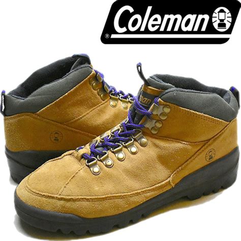 1点物 コールマンColemanトレッキングシューズ古着メンズ27レディースOKアメカジ90sストリートMixレザースニーカー革靴アウトドア ...