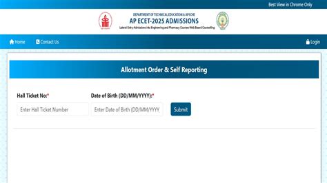 AP ECET 2025 Phase 1 Seat Allotment Result Out, Download Allotment ...
