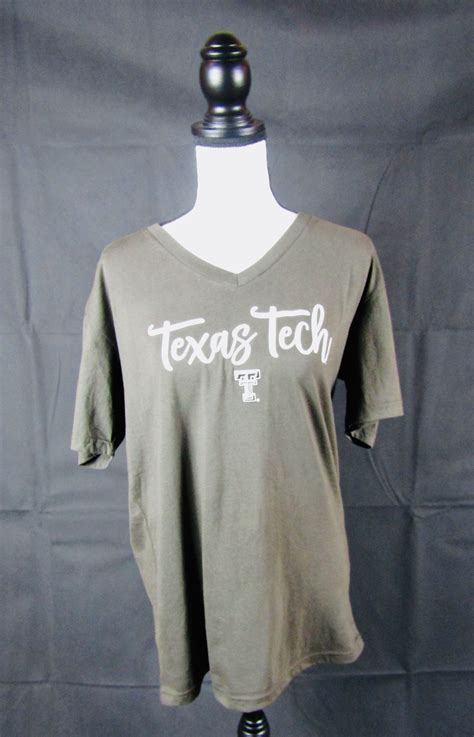 Black V Neck Texas Tech Shirt | Texas tech shirts, Tech shirt, Shirts