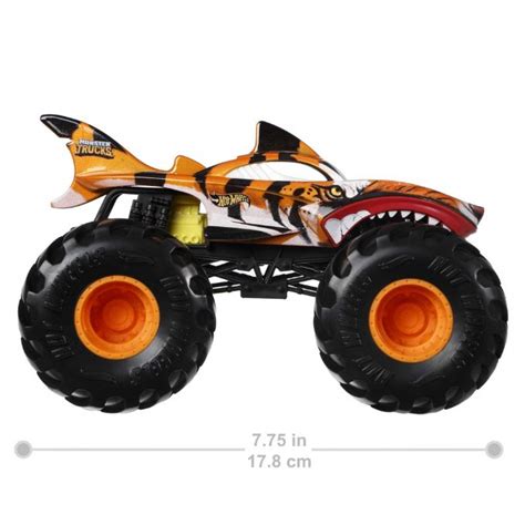 Hot Wheels Monster Truck Tiger Shark 1:2 - Hot Wheels Monster Truck ...