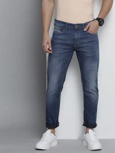 The Indian Garage Co. Slim Men Blue Jeans - Buy The Indian Garage Co ...