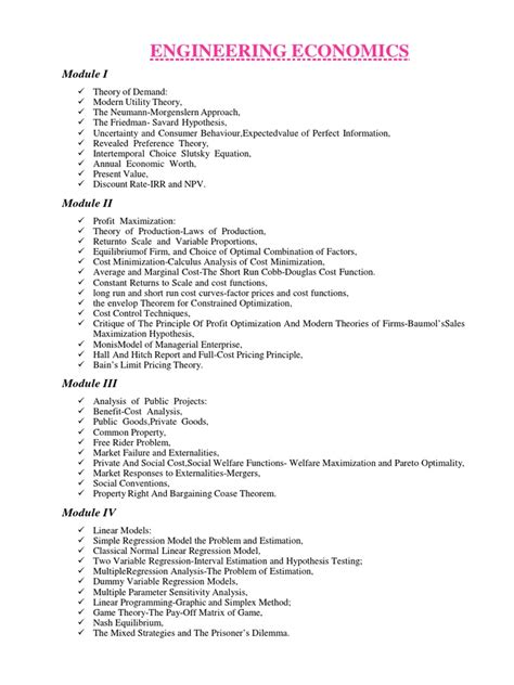 Image result for Engineering Economics Formulas PDF