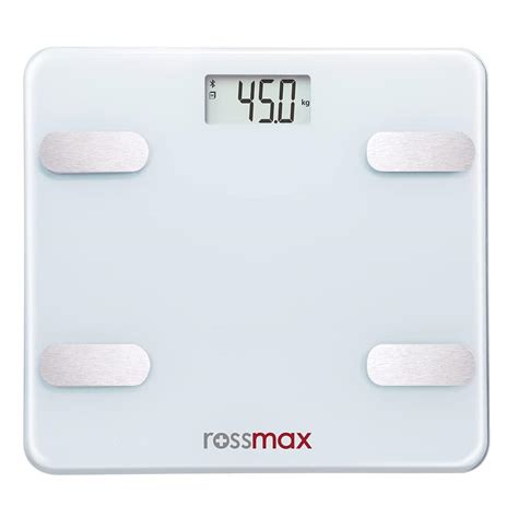 Rossmax WF262BT Swiss Design Smart Body Fat Monitor Scale - Bluetooth ...