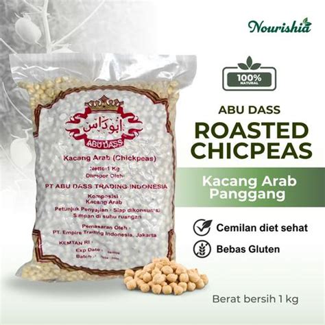 Jual Kacang arab panggang 1kg / roasted checkpeas 1kg - 1 Kg - Kota ...