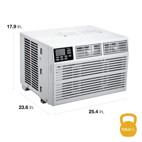 Whirlpool 700-sq ft Window Air Conditioner with Remote (115-Volt, 15000 ...