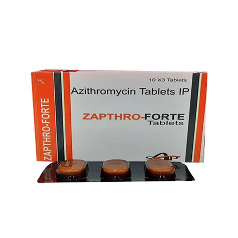 ZAPTHRO-FORTE Tablets SAP Biotech India Pvt. Ltd.