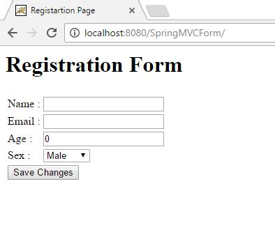 Image result for Java Spring Display Form